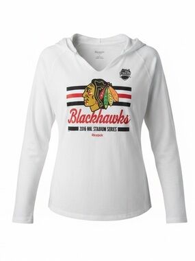 Reebok Women's Chicago Blackhawks 2016 NHL Stadium Series Hooded Shirt
